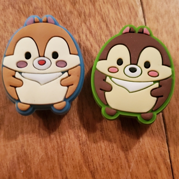 Disney Tsum Tsum Jibbitz Croc Shoe Charms Baby Chip & Dale - Picture 1 of 2